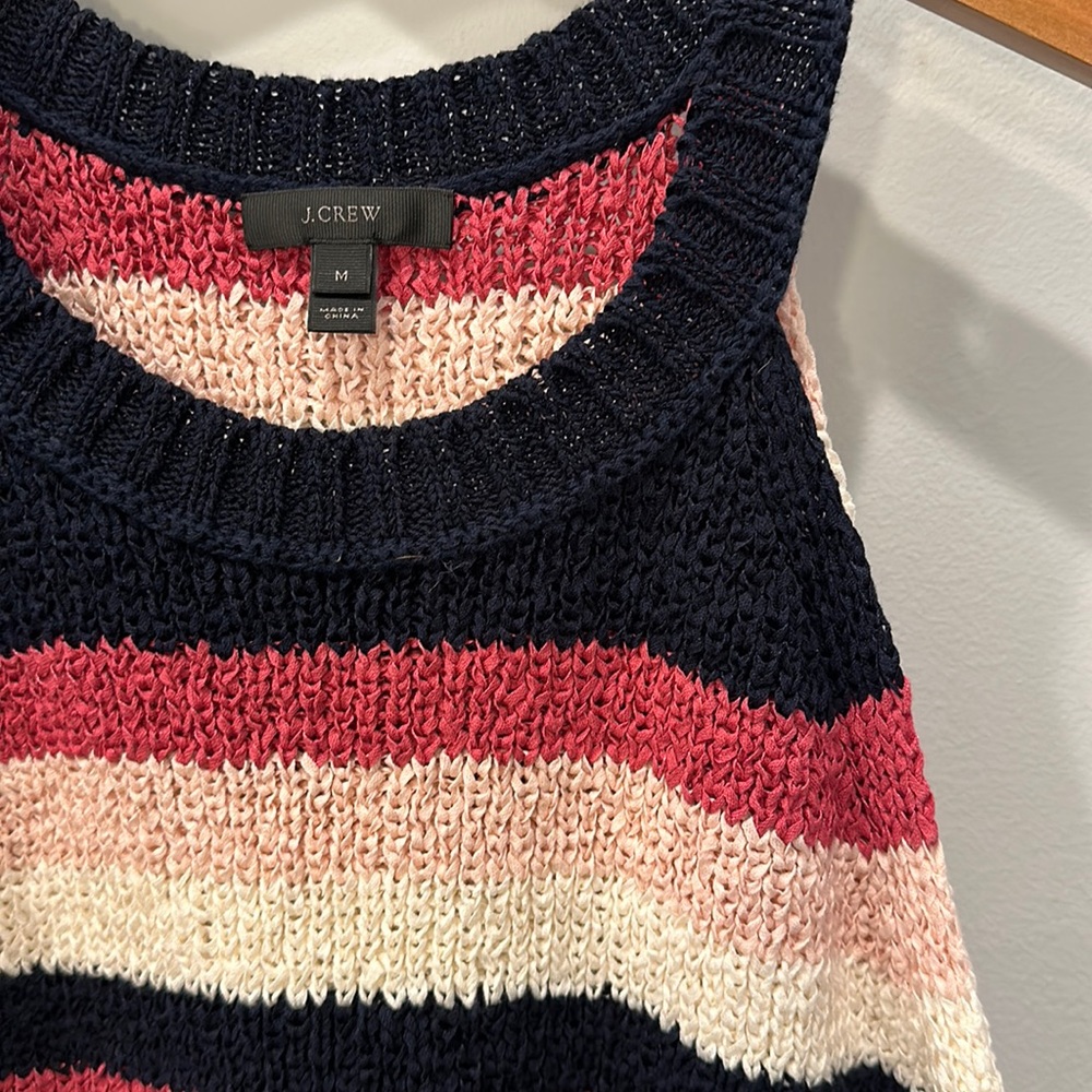 NWOT J Crew halter top striped spring M medium